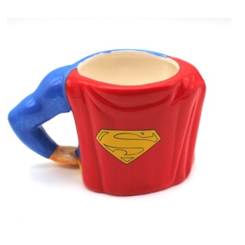 Superman Sixpack Tasse 3D
